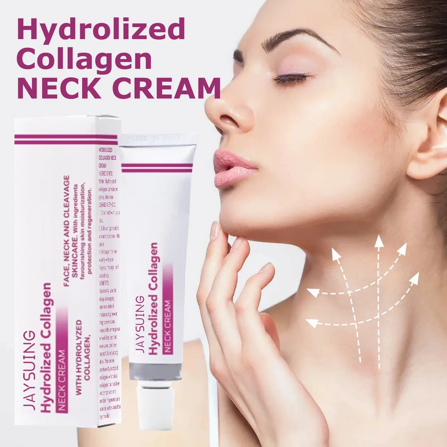JAYSUING Crema para el cuello con colágeno hidrolizado