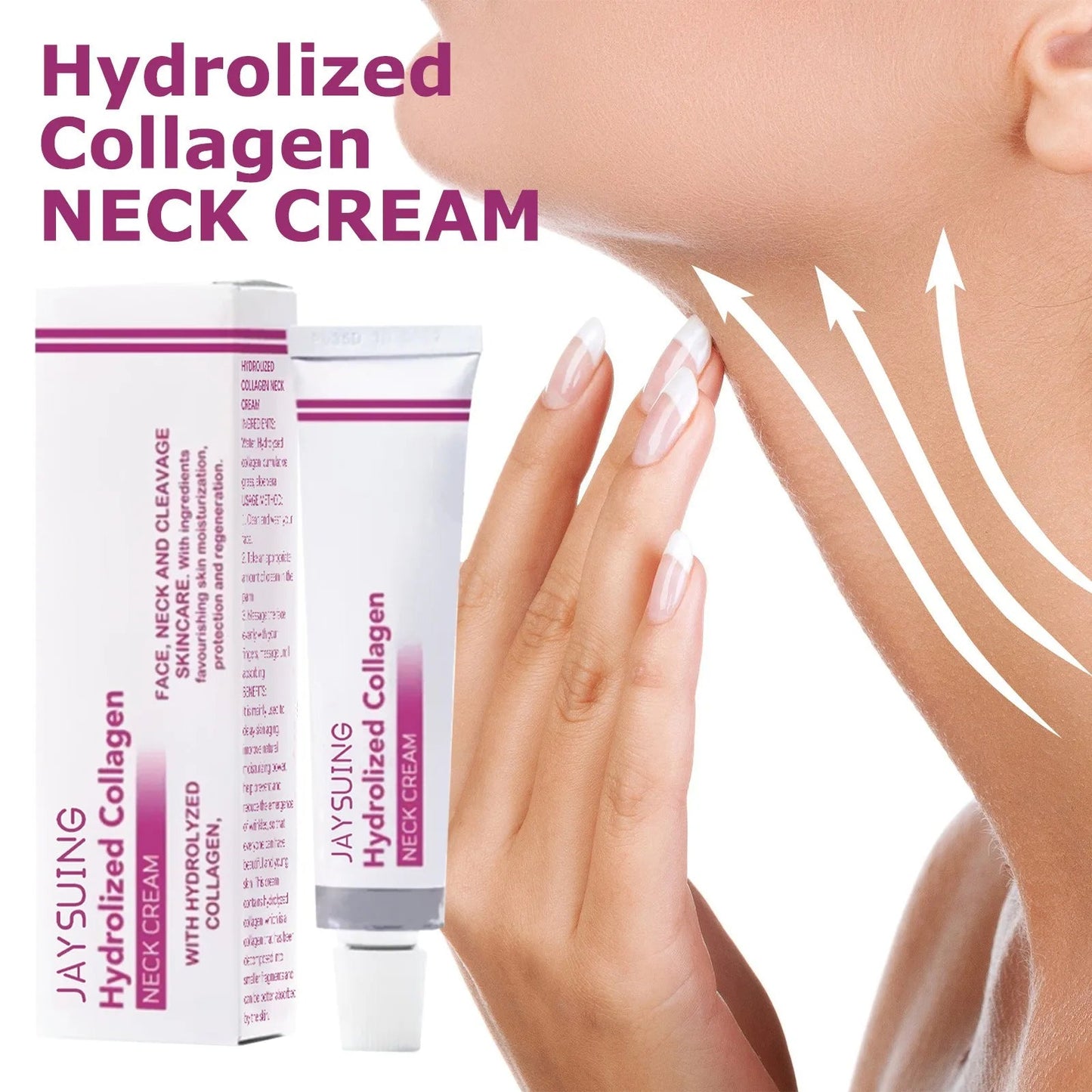 JAYSUING Crema para el cuello con colágeno hidrolizado